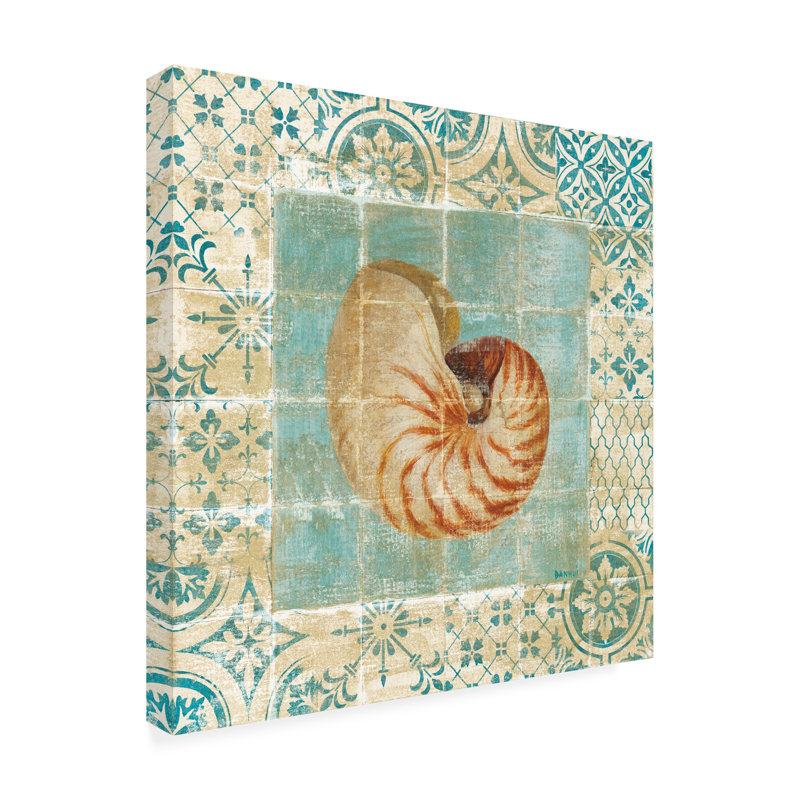 Art sur toile bleu ,ologi, H 14 po x l 14 po