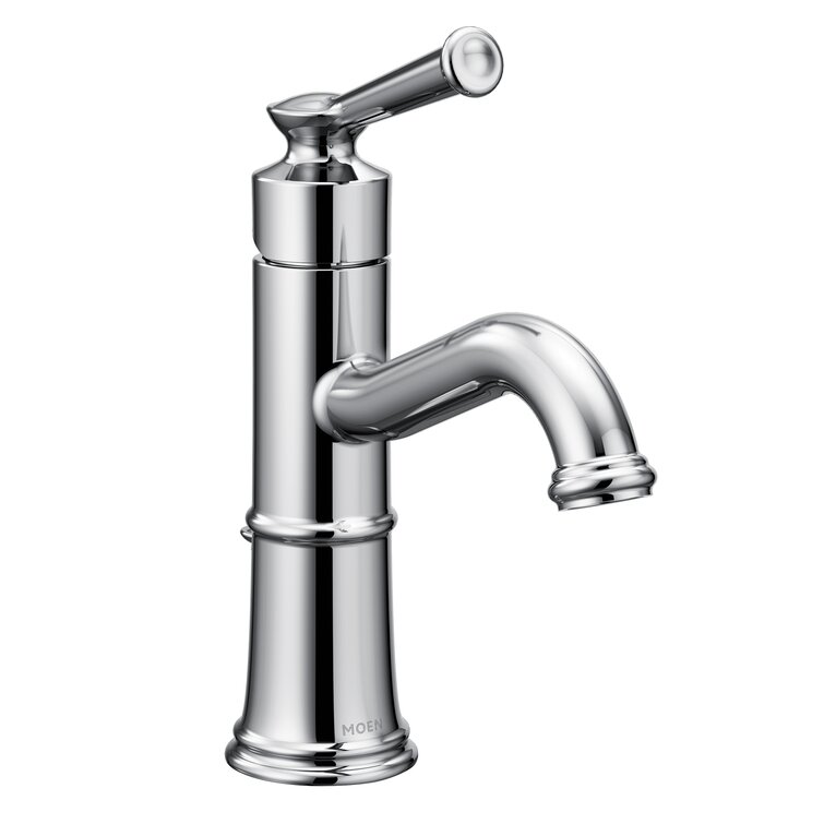 Moen Belfield Single Hole Bathroom Faucet with Drain Assembly & Reviews