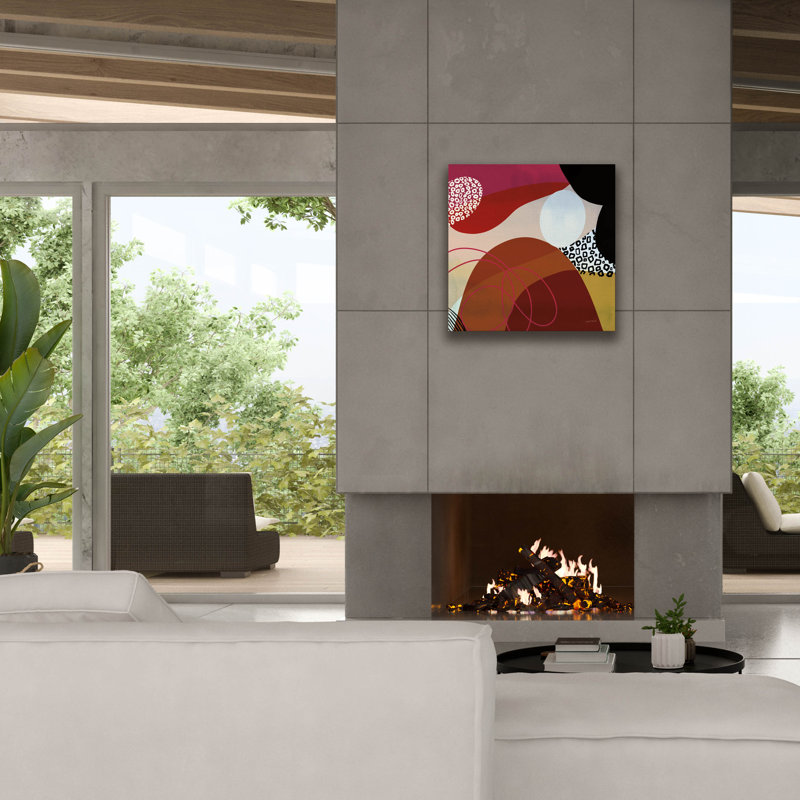  «Variété 8» par Cheryl Warrick, art mural sur toile, 26 po x 26 po