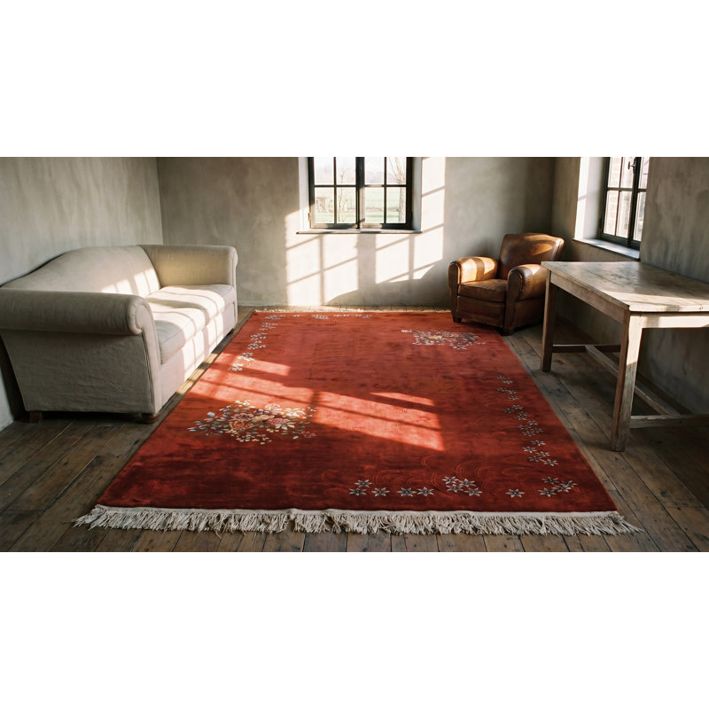 Tapis chinois à motif de bronze antique