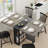Folding Dining Table With 2 Storage Racks, Kitchen Table For Small Spaces-957010681