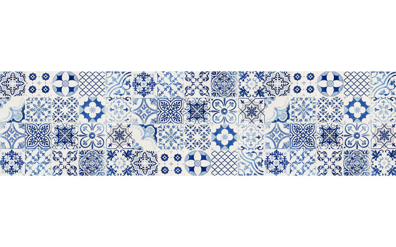 Miera Blue Rug, Runner 66 x 250cm