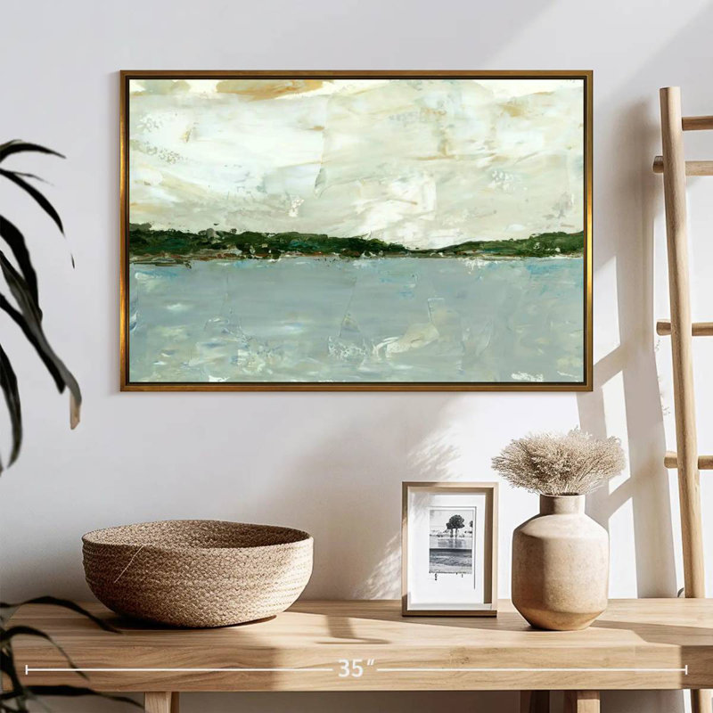 Panoramic Vista I, Floating Frame Gold, 25" X 17"