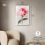 Art floral rose pastel sur toile rose-107411162-107411169