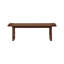 Textura Bench in Dark Brown