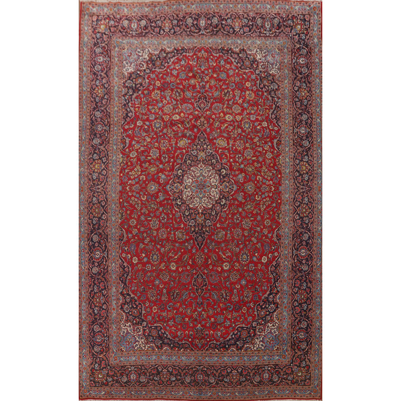Tapis traditionnel rouge grand 10 x 16