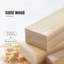 Blanc + vitrines en bois massif Burlywood