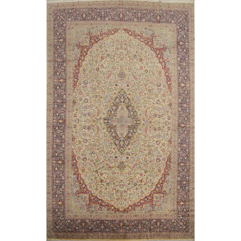 Vegetable Dye  Oriental Large Rug 14x21