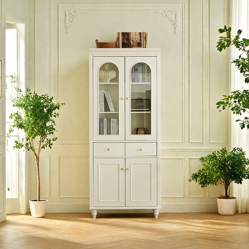 Bibliothèque de rangement romantique de style français