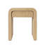 Montecito 1-Drawer Raffia Side Table
