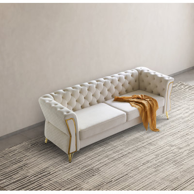 Glennice 87.4'' Velvet Sofa