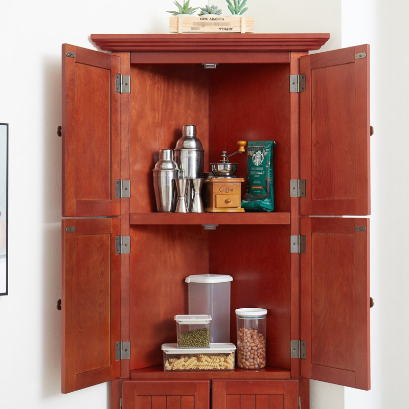 4 unités de rangement avec 8 portes pour l'armoire de coin et la salle de bain