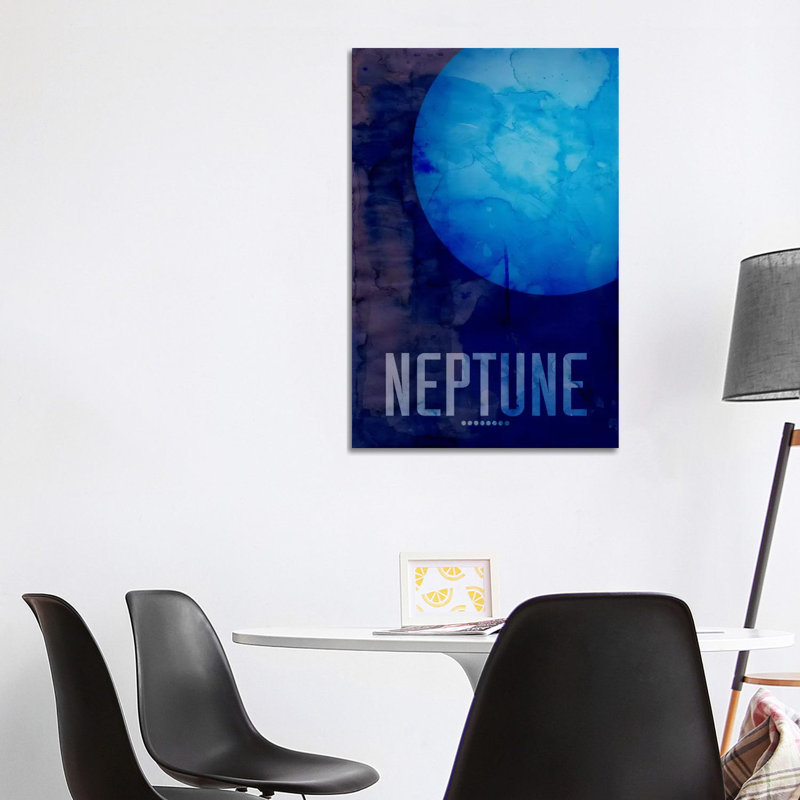 The Planet Neptune by Michael Tompsett - Wrapped Canvas Print, 30.48 cm H x 45.72 cm W