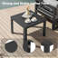 Ensemble de conversation modulaire d'extérieur en aluminium pour 8 personnes avec coussins et table basse Gillean-98951594-126044759