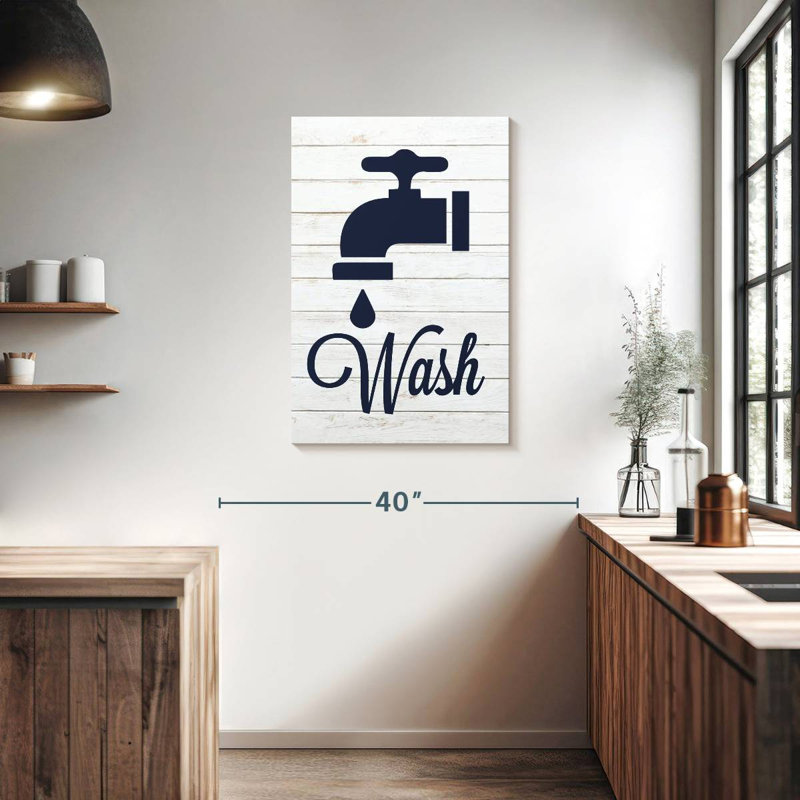 Tergel Laundry Wash I, 36" H x 24" W