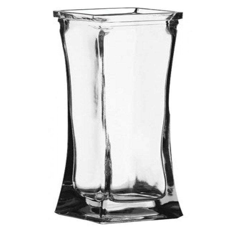 Flared Square Bud Vase