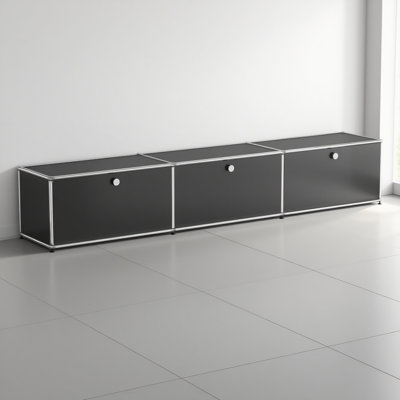 Modular Metal Office Storage Cabinet With Adjustable Shelves