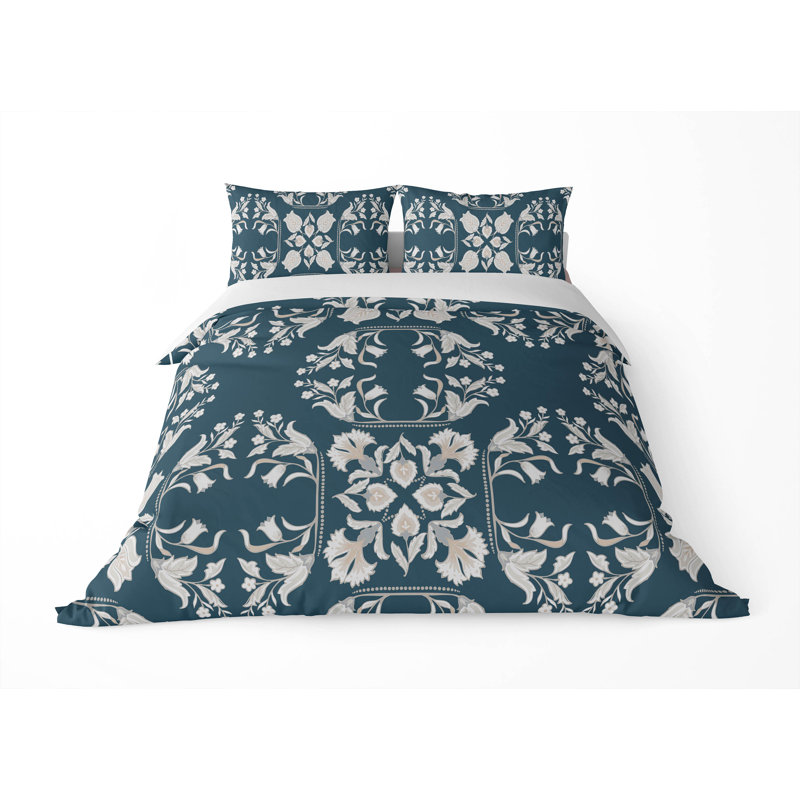 Ensemble d'édredon léger Rumi, Sarcelle, Queen Comforter + 2 Standard Pillowcases