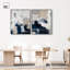 Ensemble de décoration murale bohème Soft Coastal Abstraction par Art Remedy, cadre noir, 36 x 45-812949011-812949017