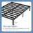 Base E 14 Inch Heavy Duty Platform Bed Frame with Stengthen Steel Metal Slats-56795986-52601853