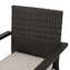Chaise empilable multi avec abat-jour multicolore avec coussins, empilable, l 25,83 po, P 26,68 po