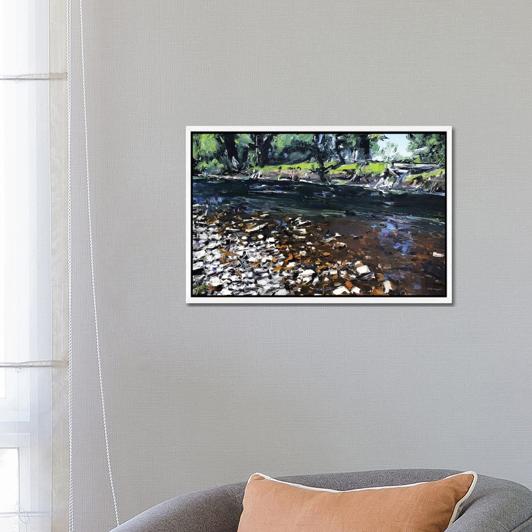 Creek Montana von David Shingler - Galerie-verpackte Leinwand Giclée