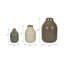 Ensemble de 3 vases en métal et en fer décoratifs Modern Modern Home-1552619962