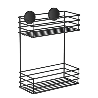 NO DRILL 3M self-adhesive double shower basket 