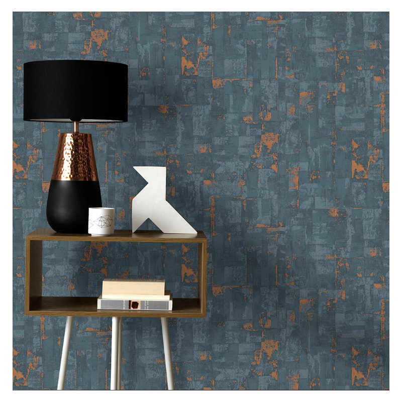 Geometric Roll, Blue/Orange