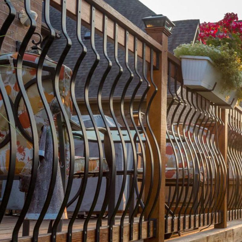 Paquet de 61 balustres pour terrasse extérieure avec vis 32,25 po pour porches et rampes d'escalier - Installation facile, conception résistante aux intempéries