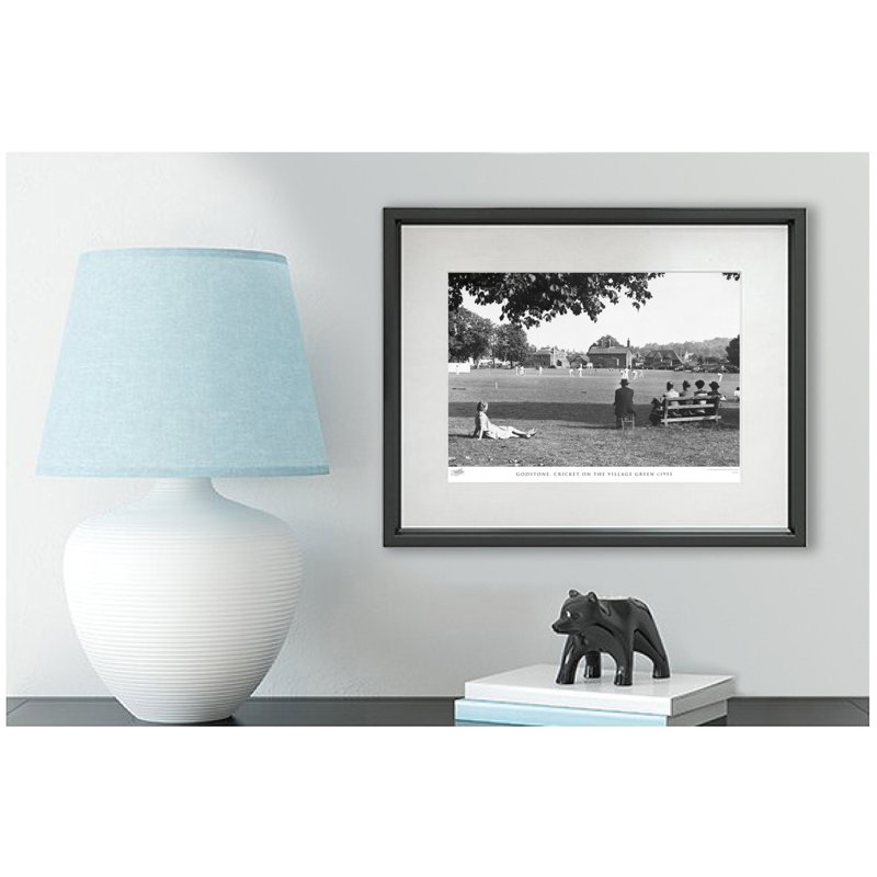 Godstone, Cricket On The Village Green C1955 by Francis Frith - Single Picture Frame Print, 45cm H x 60cm W x 2.3cm D