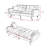 Kweon 74.41'' Wide Velvet Tufted Loveseat Sofa Bed With Metal Legs,Sleeper Sofa Couch-67860911