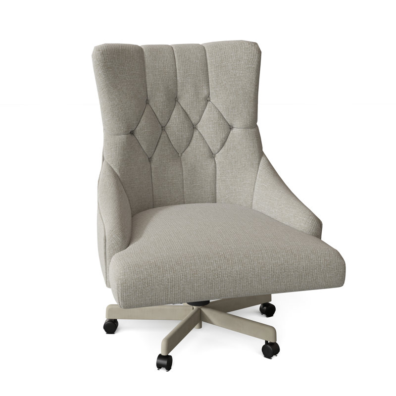 Clancy Task Chair, Alabaster (3157 73), Walnut