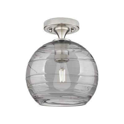 Saavedra - 1 Light Athens Deco Swirl Flush Mount