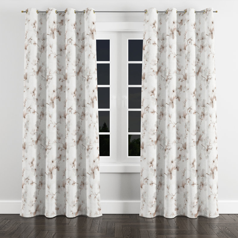 Rideau obscurcissant Boho, Œillets dorés, L 52 po x L 84 po