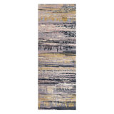 Handmade Silk and Wool Abstract Area Rug