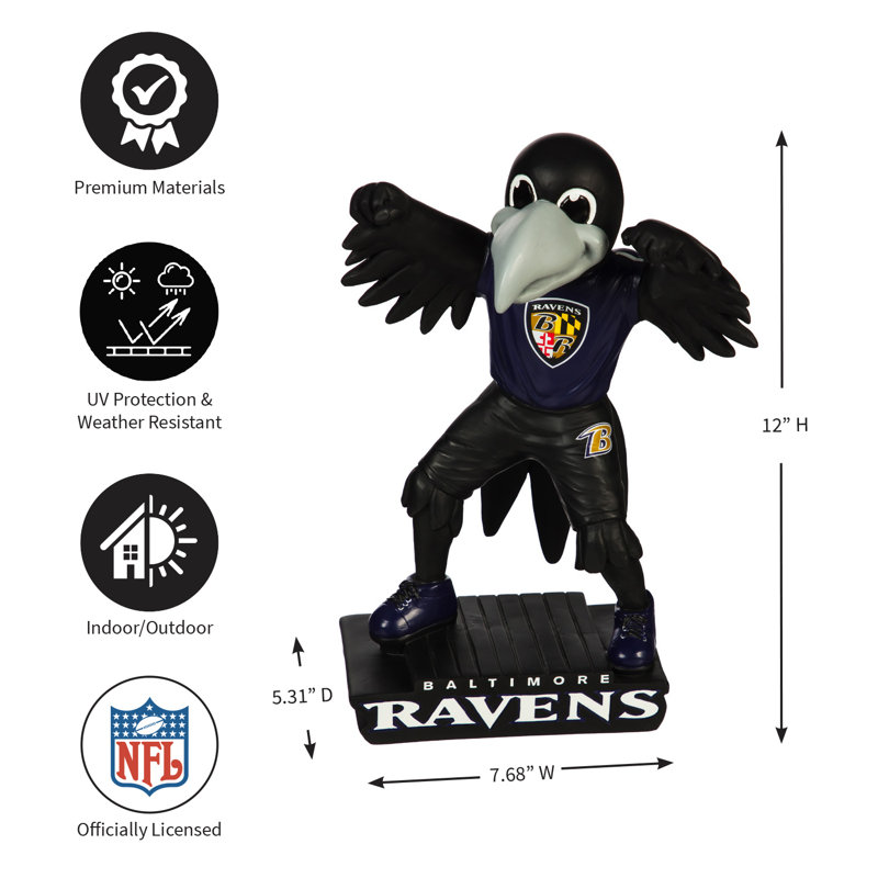 Statue mascotte nfl, Ravens de Baltimore