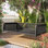 Balancelle de patio en bois pour lit de jardin