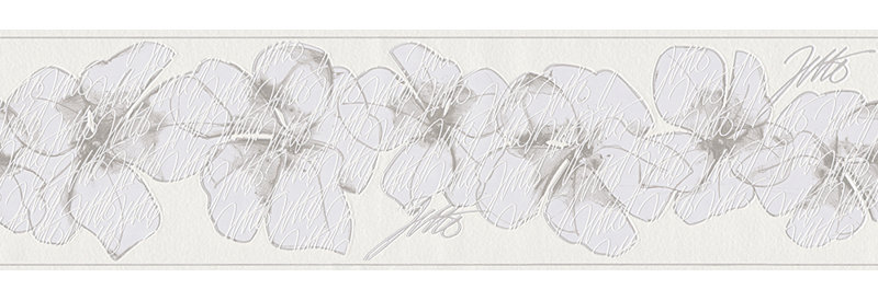 Jette 5m x 17cm Border, Brown/Grey/White