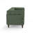 Upholstered Green Tufted Corduroy Modular Sofa with Pillow Back-627157613