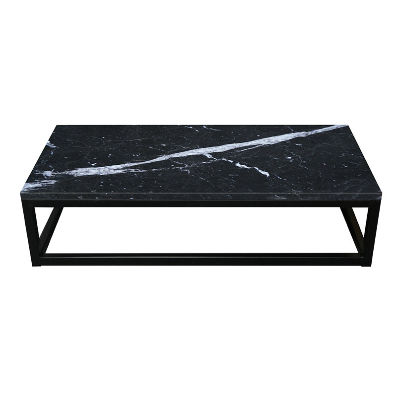 Arocho Frame Coffee Table, 46cm H x 90cm W x 44cm D, Nero