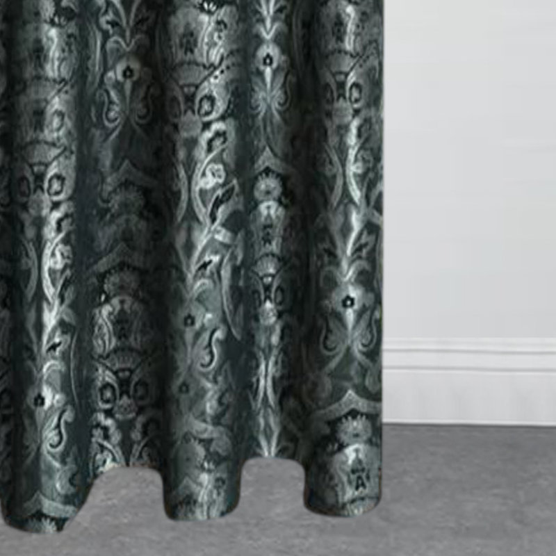 Pilarcitos Blackout Curtain Pair, Width 168cm x Drop 183cm, Grey