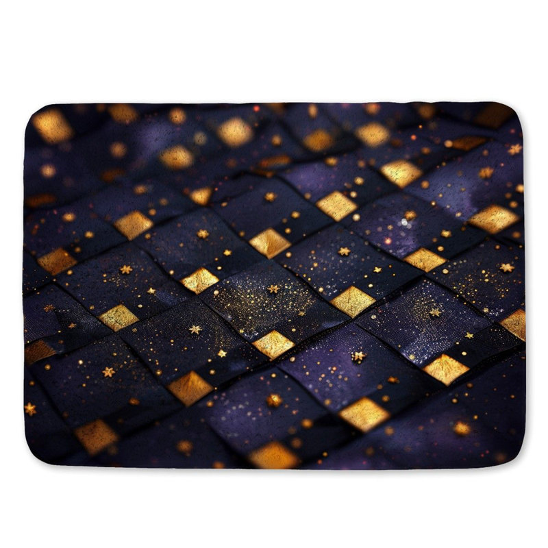 Motif de damier pour salle de bain