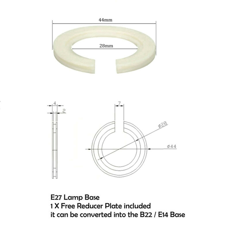 14cm H Metal Drum Lamp Shade ( Uno )
