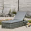 195cm Long Reclining Single Chaise with Cushions