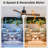 42" W Plug-in Propeller Ceiling Fan with LED Light and Remote