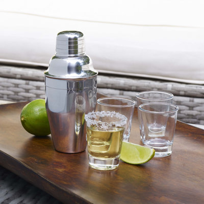Houdini 5-Piece Shaker And Shot Cup Set