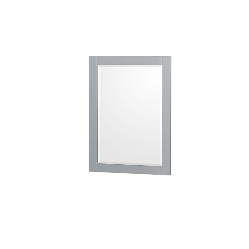 Sheffield 36'' Gray Solid Wood Single Bathroom Vanity with Marble Top