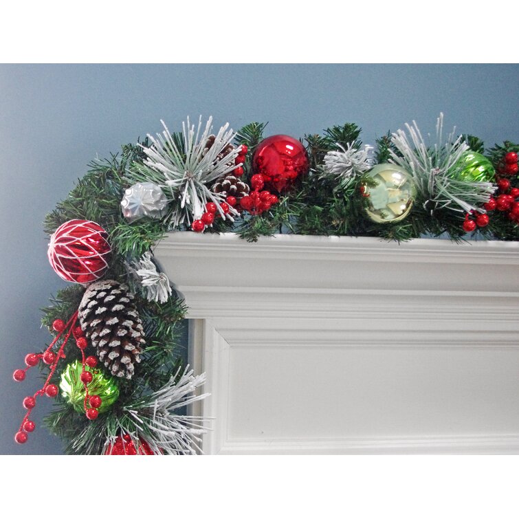 72L Faux Twig Garland w/ Nests, Pinecones & Berries, Multi Color – REVIVED  Furniture And Home Decor