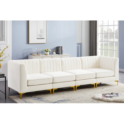 Enson 116.5'' Velvet Sofa
